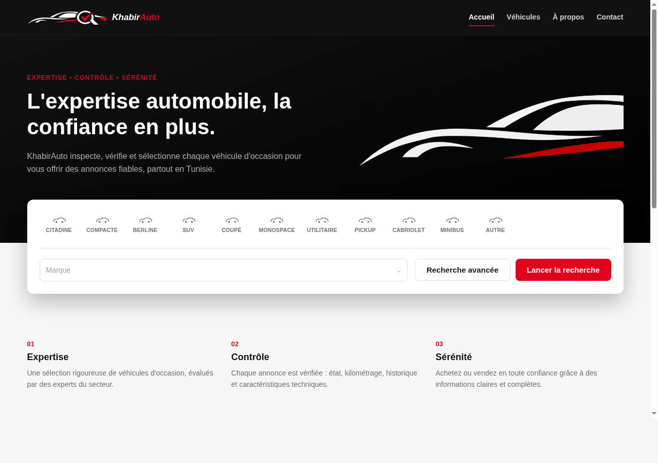 KhabirAuto Website